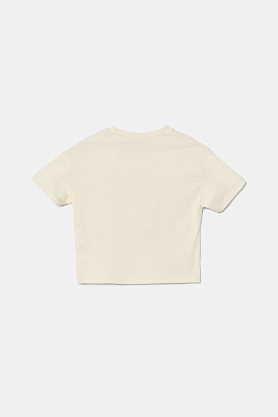 United Colors of Benetton tricou de bumbac pentru copii 35RYC10MV.G.Seasonal bej SS25