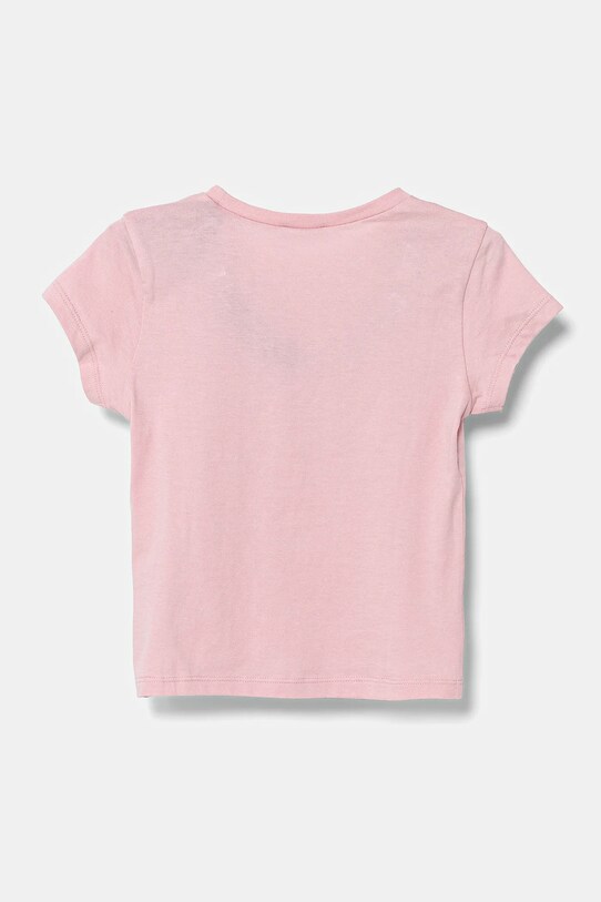 United Colors of Benetton tricou de bumbac pentru copii 3I1XG10J1.P.Seasonal roz SS25