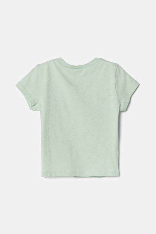 United Colors of Benetton tricou de bumbac pentru copii 3I1XG10HU.P.Seasonal verde SS25