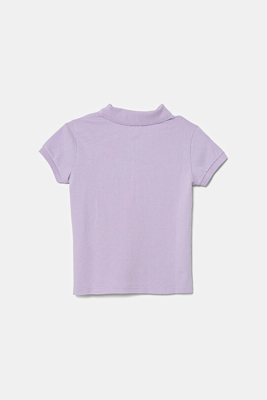 Detské polo tričko United Colors of Benetton 3WG9G300A.P.Season.PPYA fialová SS25