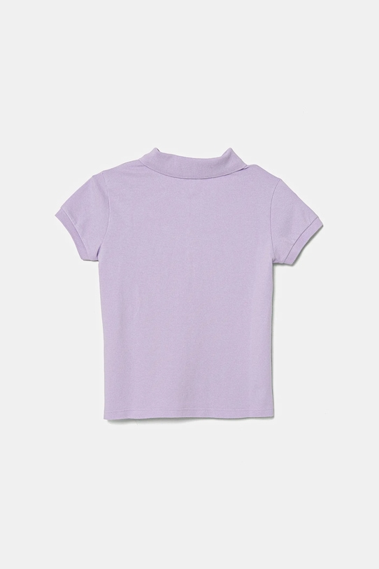 United Colors of Benetton polo dziecięce 3WG9G300A.P.Season.PPYA fioletowy SS25