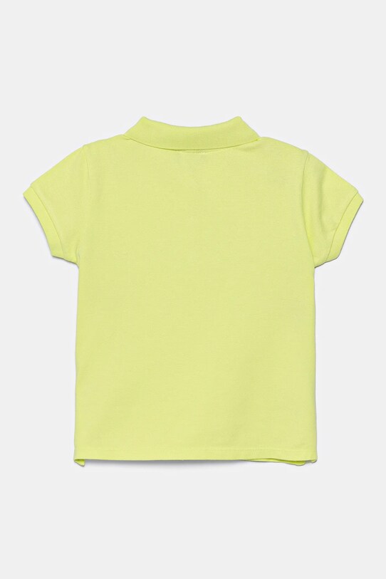 United Colors of Benetton tricou polo copii 3WG9G300A.P.Season.PPYA verde SS25