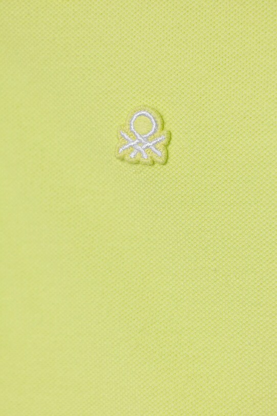 Fete United Colors of Benetton tricou polo copii 3WG9G300A.P.Season.PPYA verde