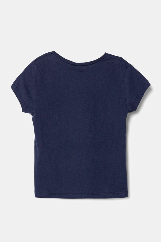 United Colors of Benetton tricou de bumbac pentru copii 3I1XG10J2.P.Seasonal bleumarin SS25