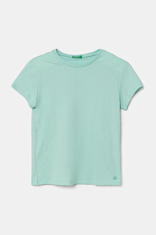 Детская хлопковая футболка United Colors of Benetton хлопок бирюзовый 3I1XC109V.G.Season.PPYA