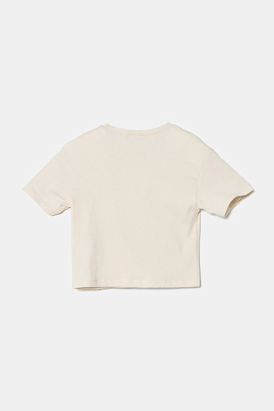 United Colors of Benetton tricou de bumbac pentru copii 3I1XG10IK.P.Seasonal bej SS25