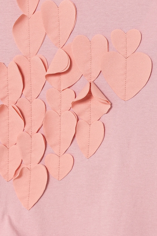 Fete United Colors of Benetton tricou de bumbac pentru copii 3I1XG10IK.P.Seasonal roz