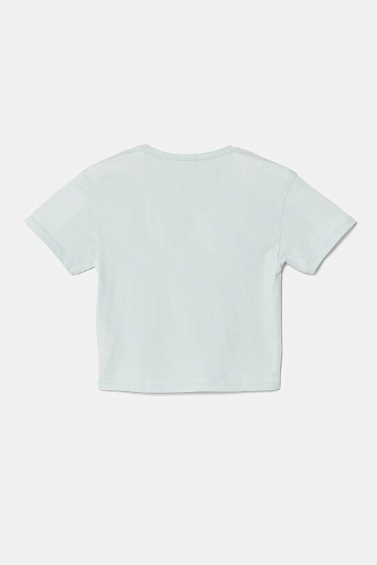 Детская хлопковая футболка United Colors of Benetton 3I1XG10IK.P.Seasonal бирюзовый SS25