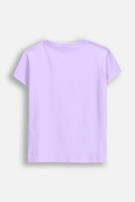 Дитяча футболка Coccodrillo WC5143203VGA фіолетовий SS25