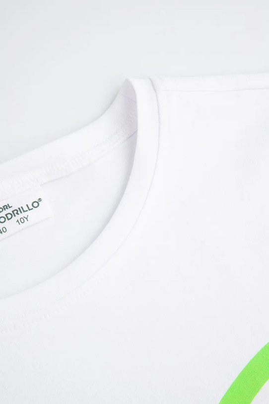 Dziewczynka Coccodrillo t-shirt dziecięcy WC5143207VGA biały