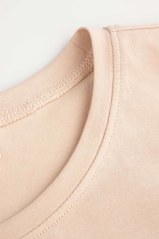 Dziewczynka Coccodrillo t-shirt dziecięcy WC5143223VGA beżowy