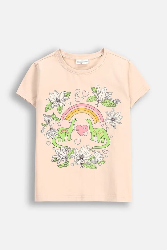 Coccodrillo tricou copii print bej WC5143228VGA