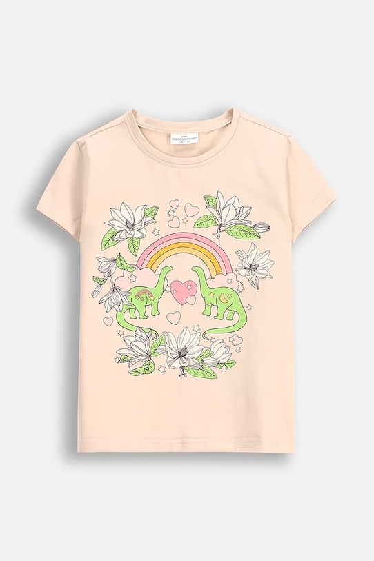 Coccodrillo tricou copii print bej WC5143228VGA