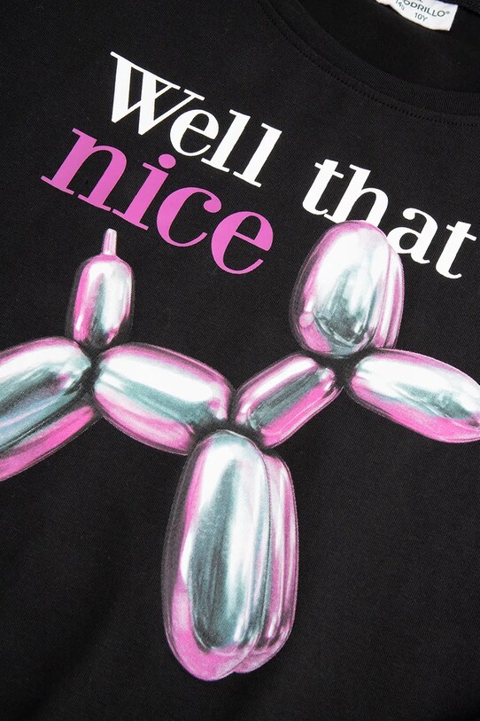 Coccodrillo tricou copii negru WC5143202CGJ