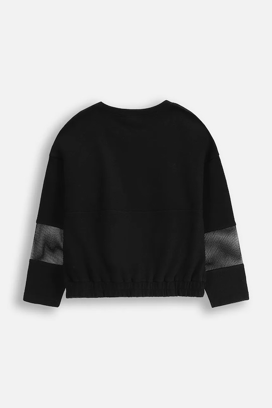 Coccodrillo longsleeve din bumbac pentru copii WC5143104CGJ negru SS25