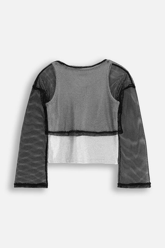 Coccodrillo longsleeve dziecięcy WC5143105CGJ srebrny SS25