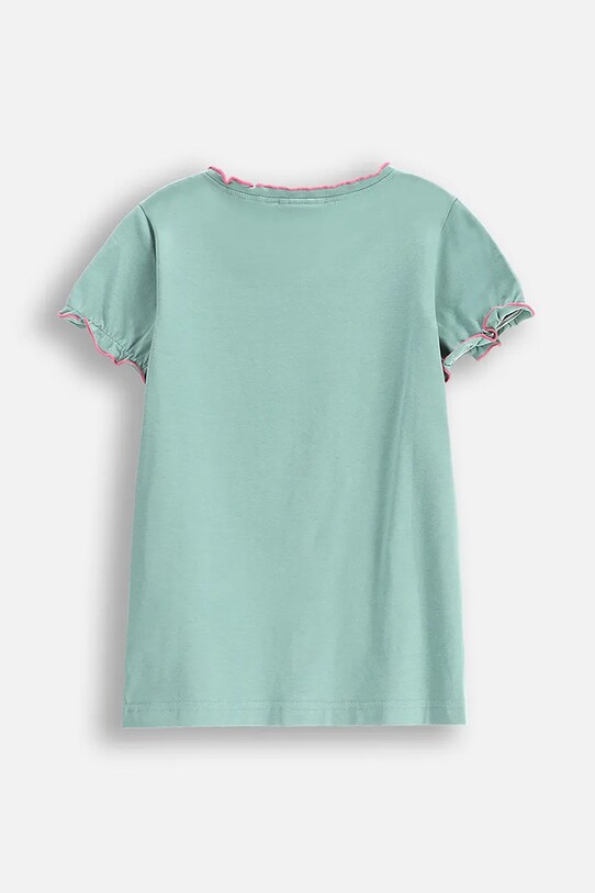 Coccodrillo t-shirt dziecięcy WC5143203DGK zielony SS25
