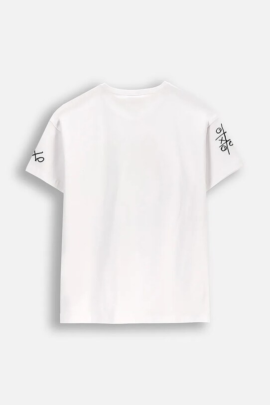 Coccodrillo t-shirt dziecięcy WC5143201RGJ biały SS25