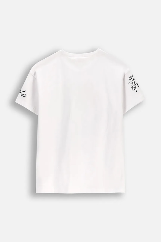 Coccodrillo tricou copii WC5143201RGJ alb SS25