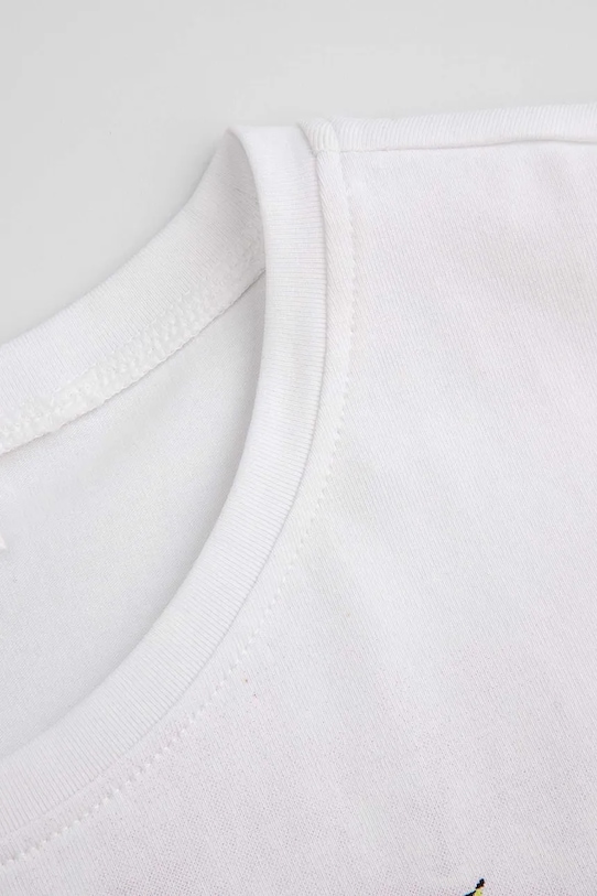 Fete Coccodrillo tricou copii WC5143201RGJ alb