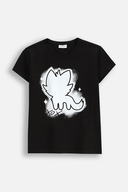 Coccodrillo tricou copii print negru WC5143205RGJ