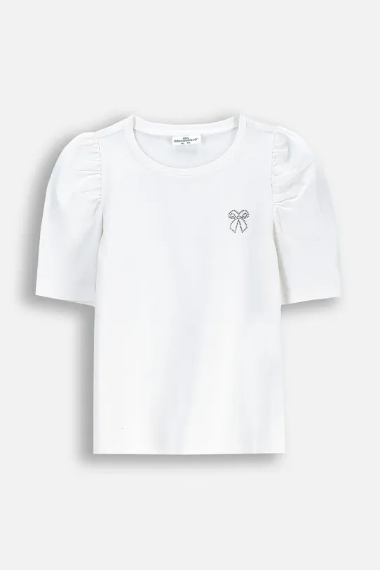 Детская футболка Coccodrillo с эластаном белый WC5143204EJG