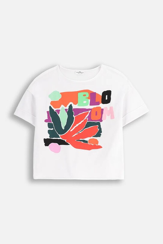 Coccodrillo tricou copii print alb WC5143201MGJ