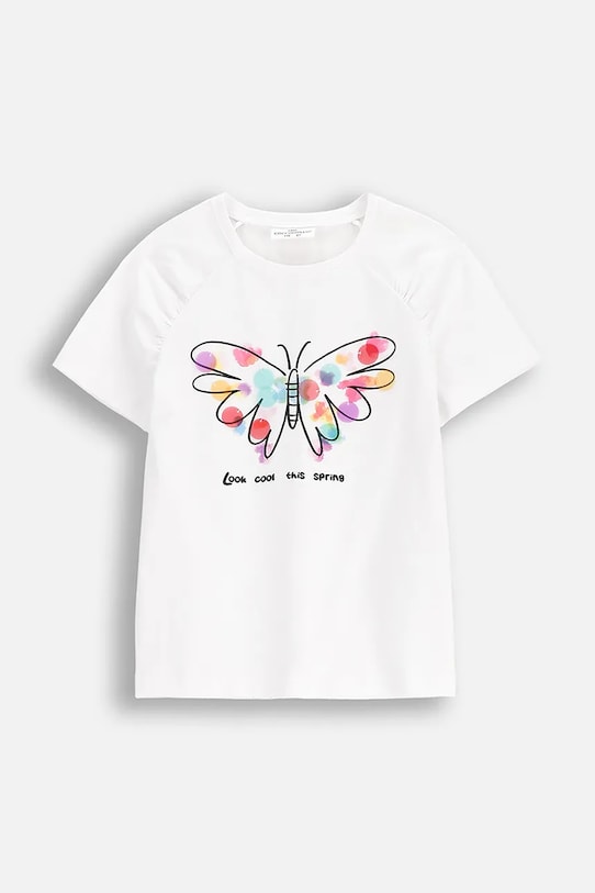 Coccodrillo tricou copii print alb WC5143202MGK