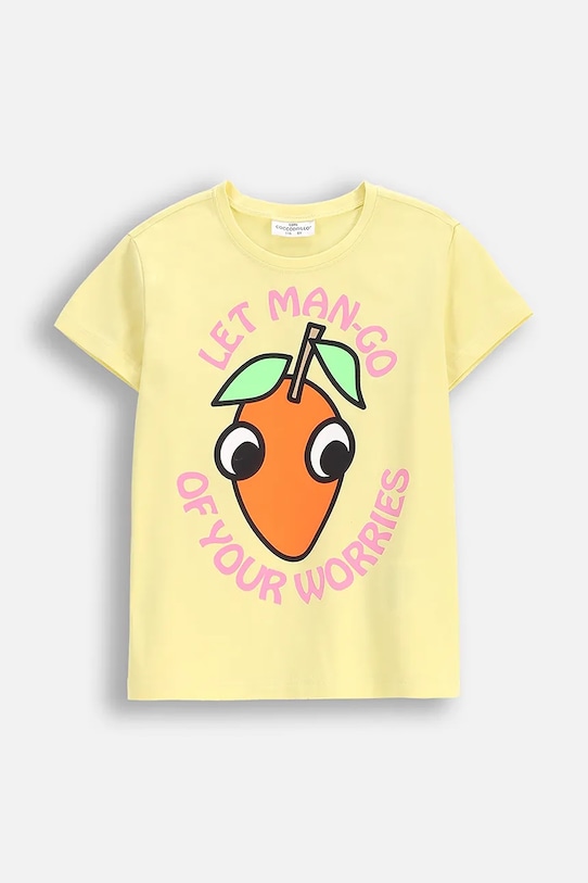 Coccodrillo t-shirt dziecięcy z elastanem zielony WC5143204VGB