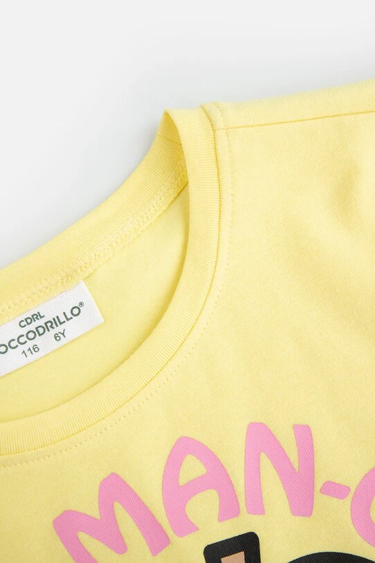 Dziewczynka Coccodrillo t-shirt dziecięcy WC5143204VGB zielony