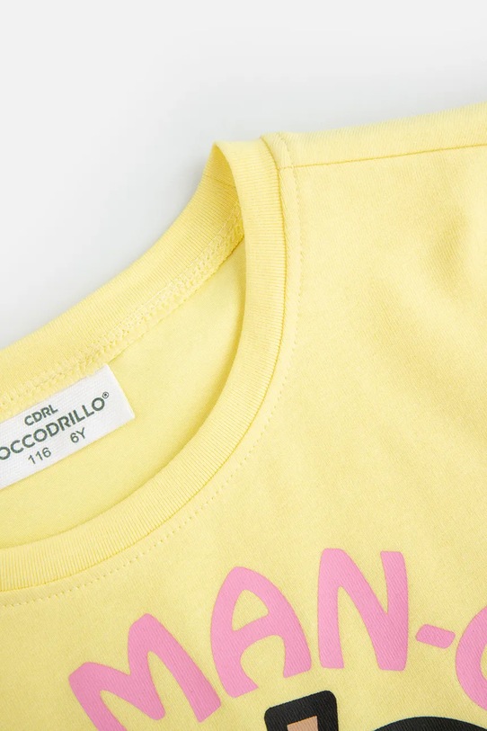 Dziewczynka Coccodrillo t-shirt dziecięcy WC5143204VGB zielony