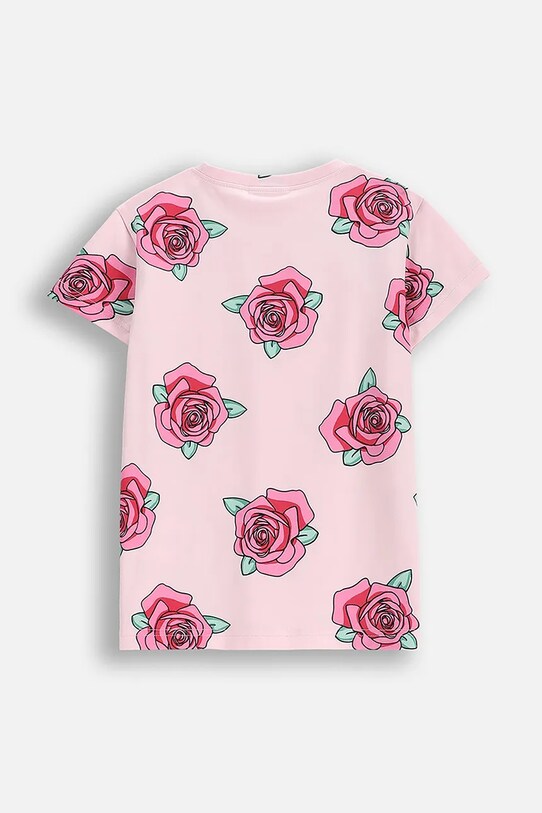 Coccodrillo t-shirt dziecięcy WC5143210VGB różowy SS25