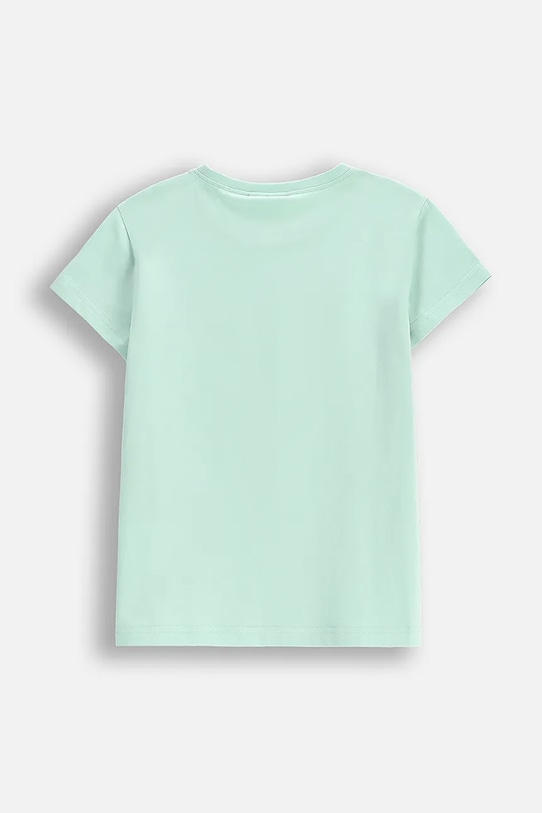 Coccodrillo t-shirt dziecięcy WC5143221VGB turkusowy SS25