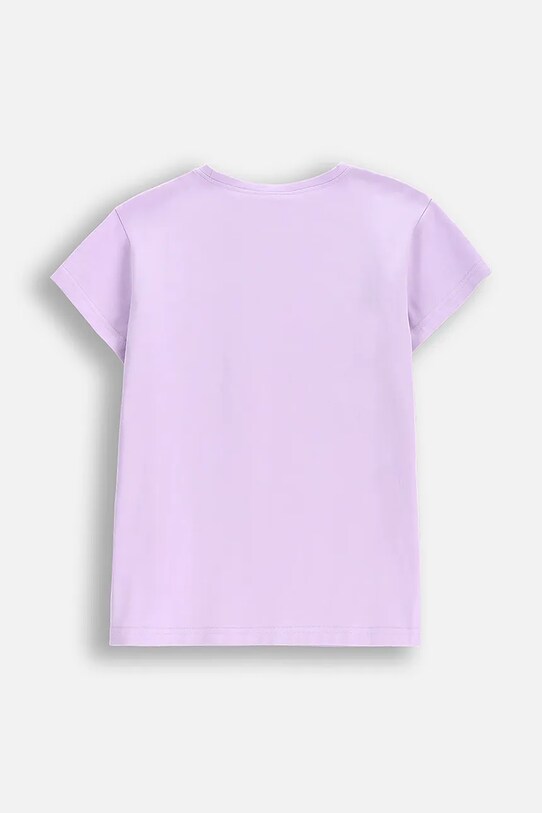 Detské obojstranné tričko Coccodrillo WC5143222VGB fialová SS25