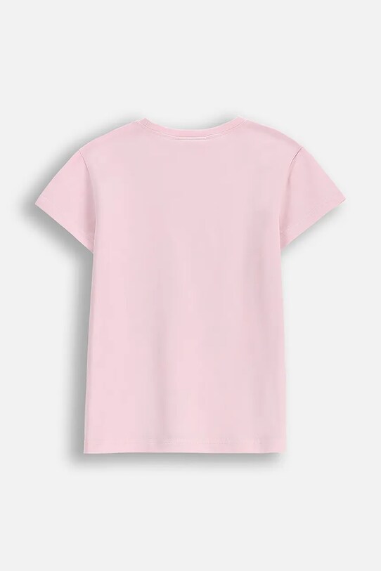 Coccodrillo t-shirt dziecięcy WC5143223VGB różowy SS25