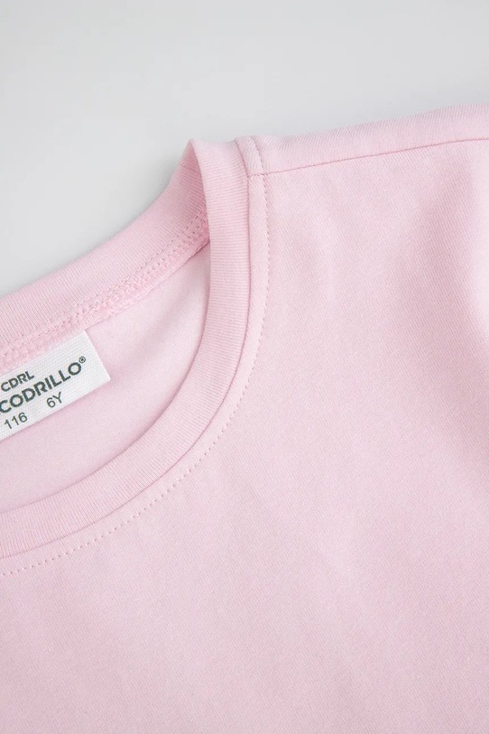 Dziewczynka Coccodrillo t-shirt dziecięcy WC5143223VGB różowy