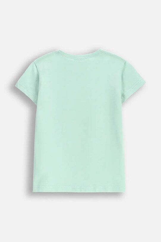 Coccodrillo t-shirt dziecięcy WC5143224VGB turkusowy SS25