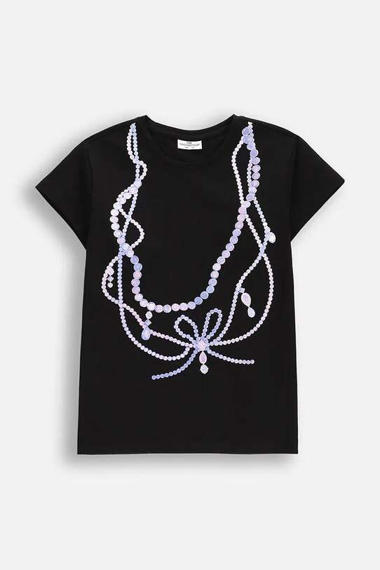 Coccodrillo t-shirt nadruk czarny WC5143202VGC