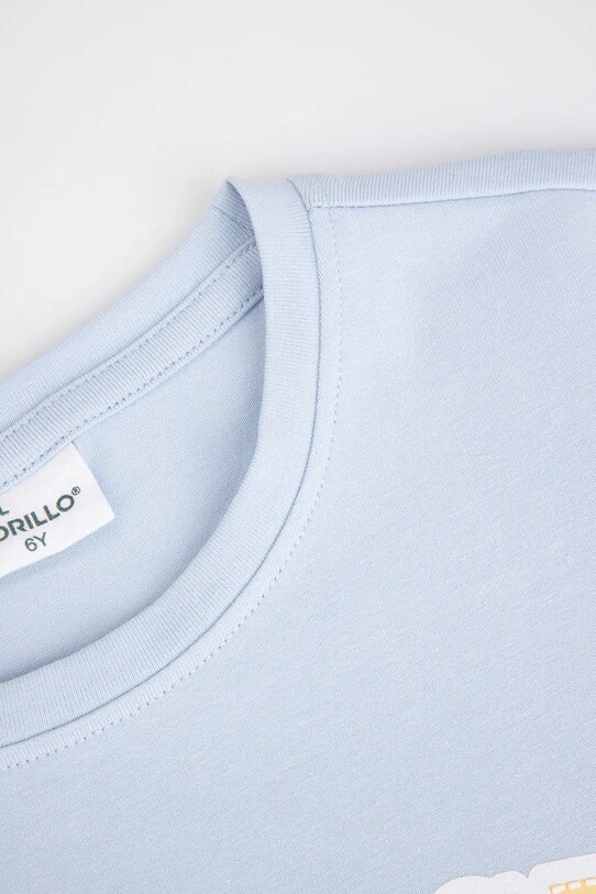 Dziewczynka Coccodrillo t-shirt dziecięcy WC5143207VGC niebieski