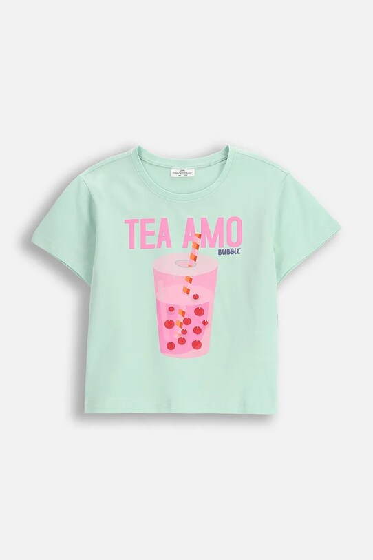Coccodrillo tricou print verde WC5143203HGJ