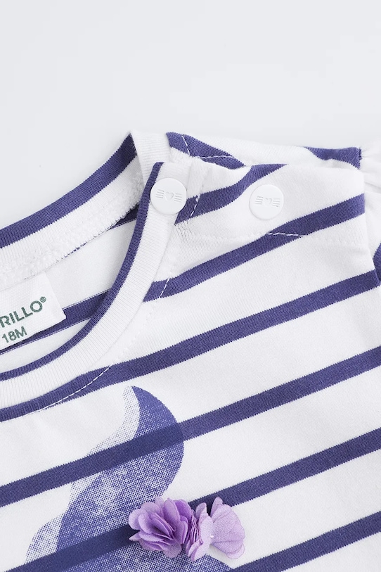 BIMBA Coccodrillo t-shirt WC5143201HGN bianco