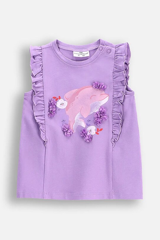 Coccodrillo t-shirt pamut lila WC5143203HGN