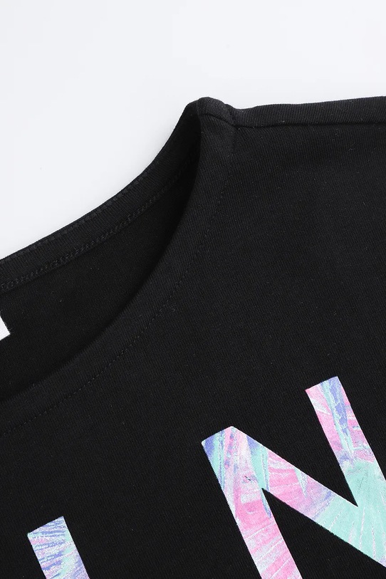 DÍVKA Tričko Coccodrillo WC5143207IGJ černá