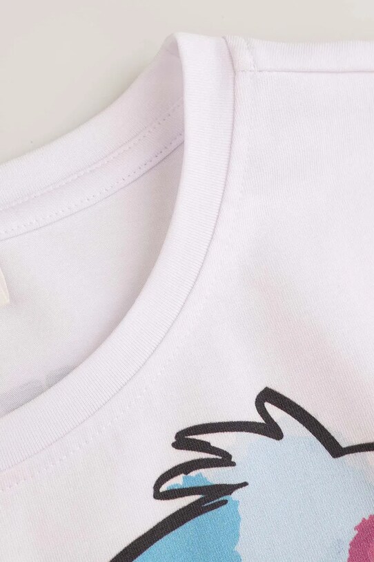 Fete Coccodrillo tricou WC5143214LGD alb