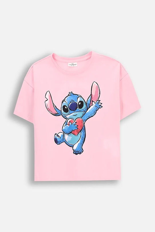 Coccodrillo t-shirt pamut rózsaszín WC5143215LGD