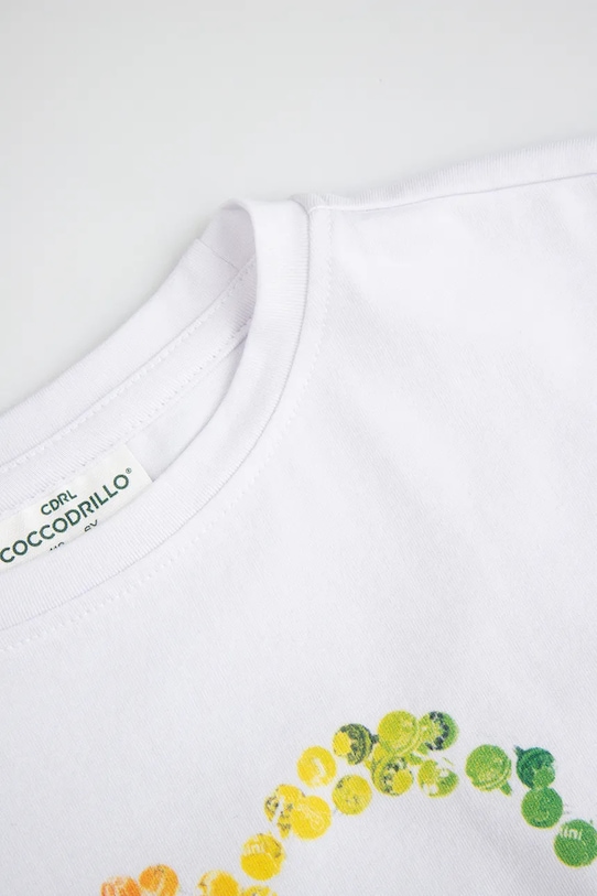 Fete Coccodrillo tricou copii WC5143202LGD alb