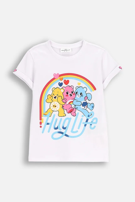 Coccodrillo tricou copii print alb WC5143204LGD