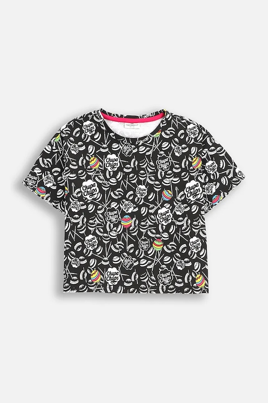 Coccodrillo tricou copii print negru WC5143211LGD