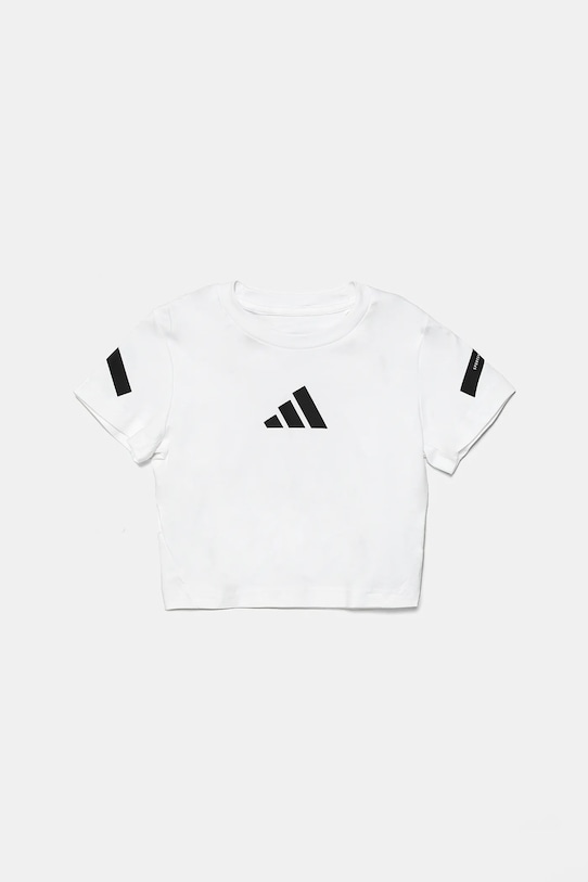 adidas gyerek pamut póló pamut fehér JD1317