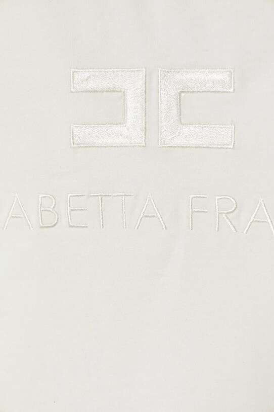 Fete Elisabetta Franchi tricou copii EFTS231.0.JE006.98.128 alb